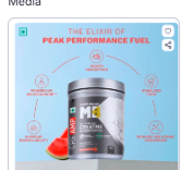 MuscleBlaze MB Pre-Workout Peak Performance Fuel – Watermelon