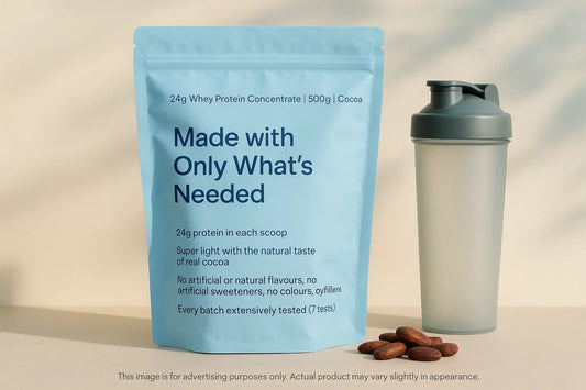 Label Padhega India: Only What's Needed Launches a Clean Whey Protein Revolution Backed by Food Pharmer